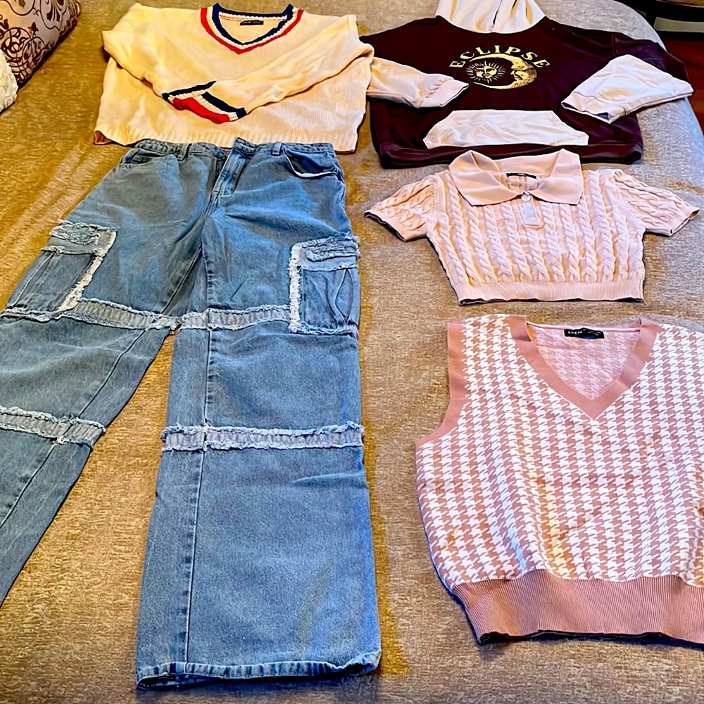 Never worn shein !!!  5 pieces !!!